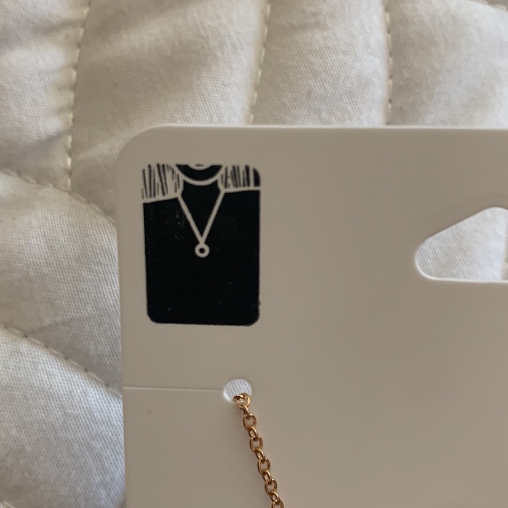 ❌Gifted❌🧿 NWT ward off the evil eye 🧿 gold tone necklace - Picture 4 of 4